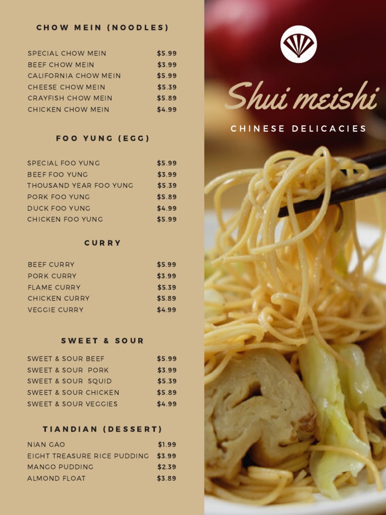 Food Menu | PDF