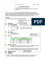 Practical Work 1: Use of Word Processor Practical Work Description