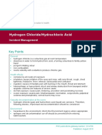 Hydrogen Chloride Incident Management PHE 2019-2