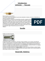 Introducción a las roscas: definición, tipos, elementos y representación