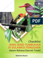 Checklist Jenis-Jenis Tumbuhan Di Sulawesi Tenggara Dalam Bahada Daerah Tolaki