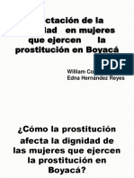 Caracterización de Las Mujeres Que Ejercen La Prostitución en Boyacá