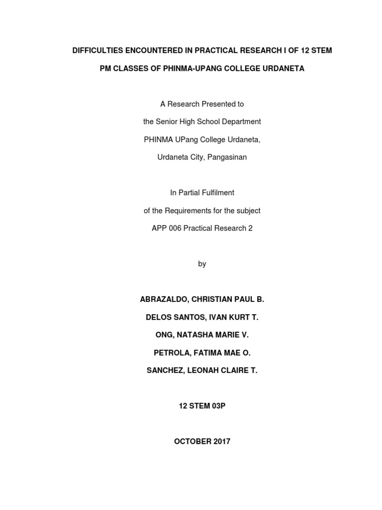 QUANTITATIVE EXPERIMENTAL RESEARCH SAMPLE PDF visual data 2