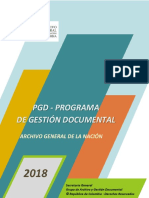 PGD - Programa de Gestión Documental