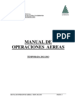 Manual de operaciones aéreas 2012-2013