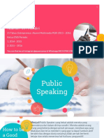 Public Speaking