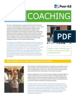 What Is Peer Coaching