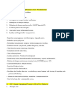 A. Sop (Standaroperasionalprosedur) Short Wave Diathermy