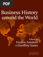 (Comparative Perspectives in Business History) Franco Amatori, Geoffrey Jones - Business History Around The World (2003, Cambridge University Press)