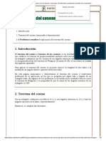 Teorema Del Coseno o de Los Cosenos - Enunciado, Demostración y Problemas Resueltos de Su Aplicación