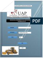 Análisis Del Rendimiento de La Motoniveladora Caterpillar 12H
