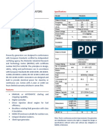Generators: Model: PDG300S 300 KVA / 3 - Phase