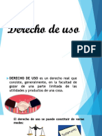 Derecho de Uso