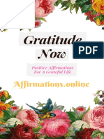 Gratitude Now Positive Affirmations