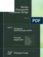 Benign Paroxysmal Positional Vertigo: Cindy Aulia