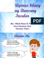 Aralin 7 Ang Pilipinas Bilang Isang Bansang Insular