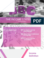 The Income Statements: Teori Akuntansi