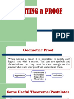 Writing A Proof