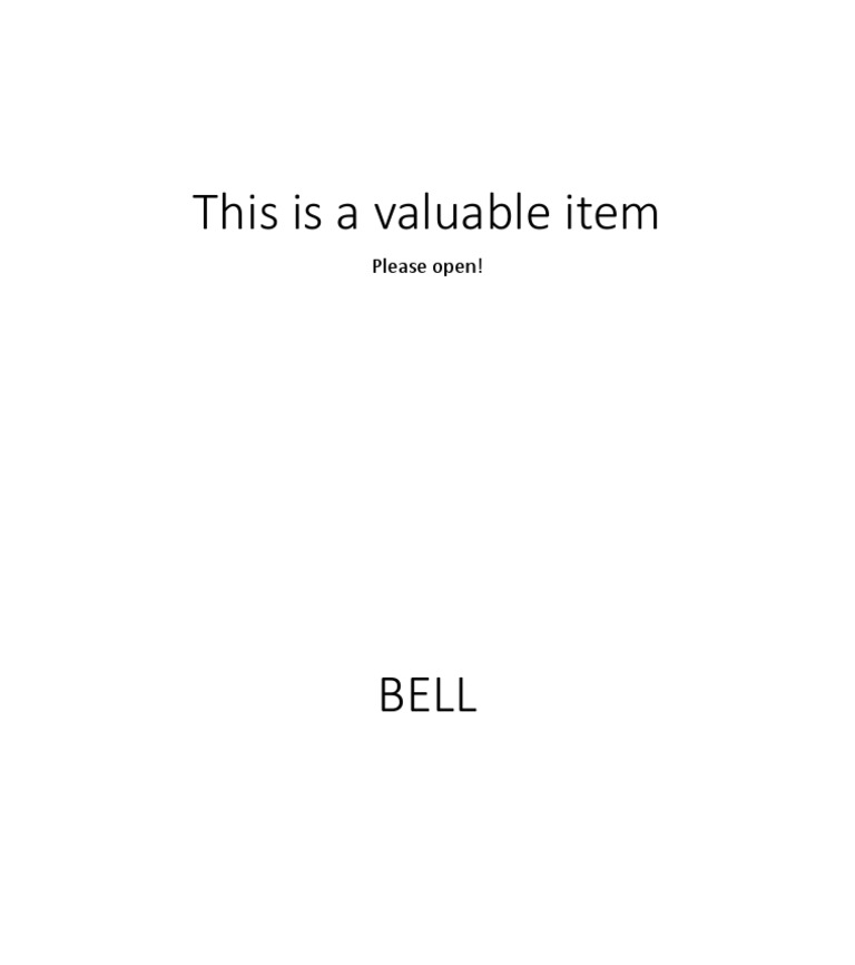 Valuable Item Description and Access | PDF