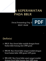 Asuhan Keperawatan Pada BBLR