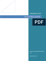 Plantilla Ejemplo Informe de Auditoria Interna