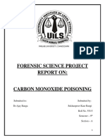 Forensic Science Carbon Monoxide Poisoning 