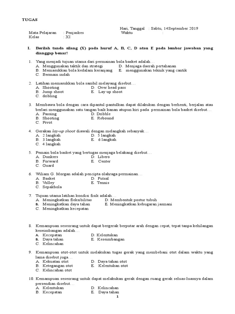 Tugas Kelas Xi Sma Pdf