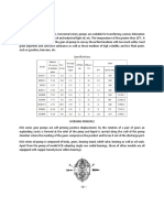 KCB Series Gear Oil Pump Technical Description