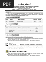 Zubair Ahmed CV