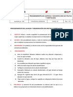 08 - PROCEDIMIENTO DE LIMPIEZA Y DESINFECCIÓN DE FRUTAS Y HORTALIZAS.pdf