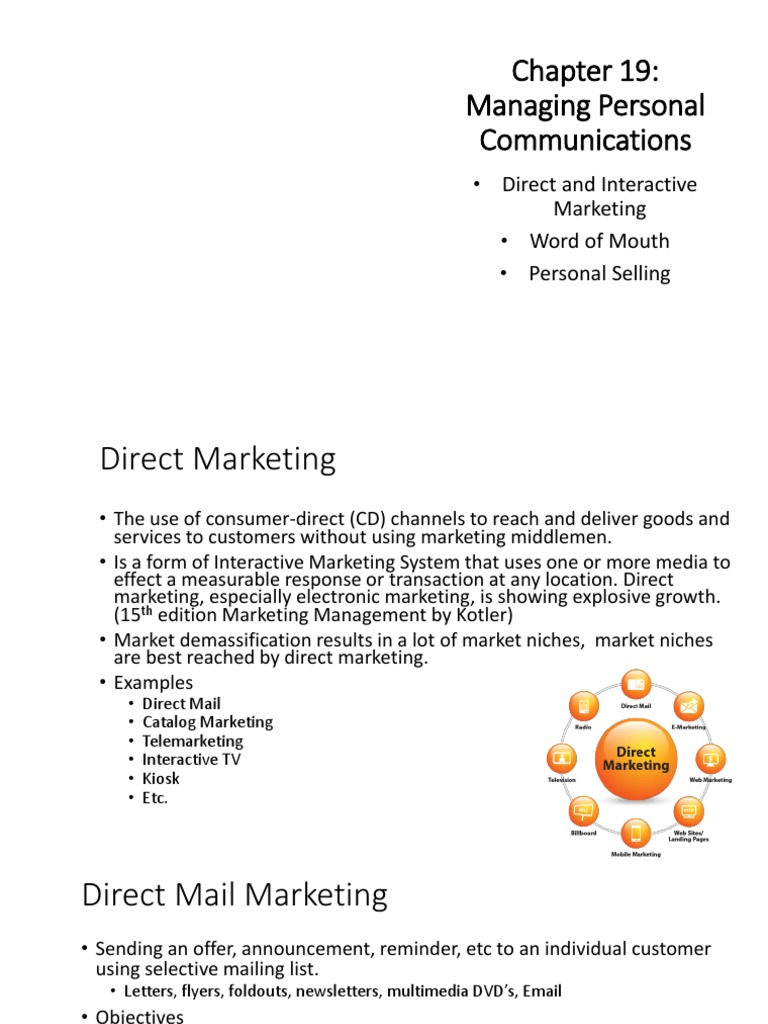 Direct Mail Marketing Strategies | PDF | Direct Marketing | Mass Media