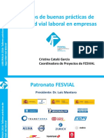 Ejemplos de Buenas Prácticas de Seguridad Vial Laboral en Empresas - Cristina Catalá