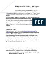 Qué Es Un Diagrama de Gantt y para Qué Sirve