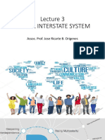 Global Interstate System: Assoc. Prof. Jose Ricarte B. Origenes