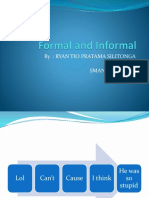 Formal Vs Informal New