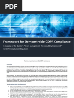 Accountability Roadmap For Demonstrable GDPR Compliance PDF