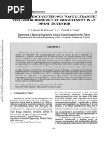 s1016237201000376 TWO-FREQUENCY CONTINUOUS WAVE ULTRASONIC System for Temperature Measurement in an Infant Incubator