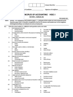 Accounting principles answer sheet