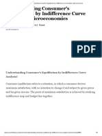 Understanding Consumer's Equilibrium by Indifference Curve Analysis - Microeconomics