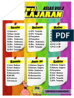 Jadwal Pelajaran 83