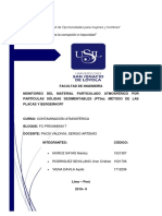 Laboratorio de Contaminación Atmosférica de Pts en La USIL