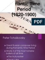 Peter Tchaikovsky & Romantic Ballet Era (1820-1900