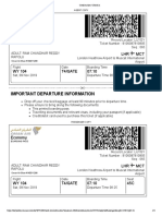 Economy: Important Departure Information