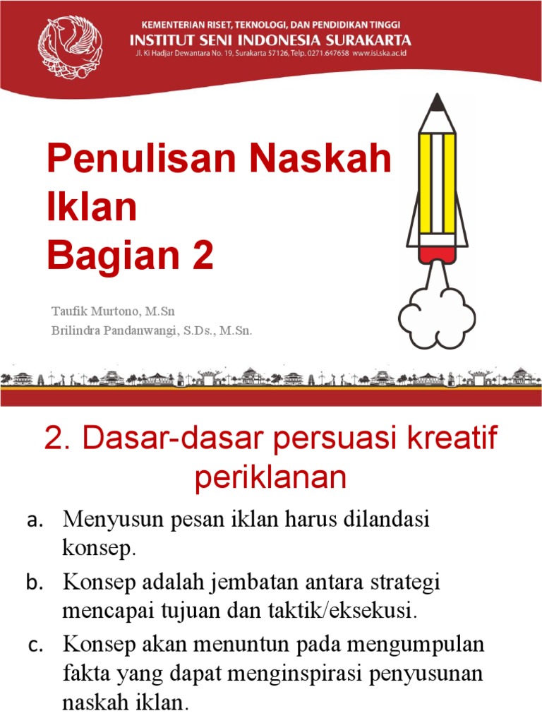 Penulisan Naskah Iklan 2 PDF | PDF