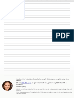 Lined Paper Template 7mm