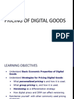 Pricing of Digital Goods