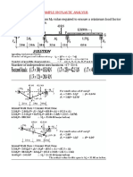 Solved Example On Plastic Analysis PDF