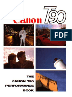 Canon t90 Performance Book