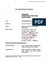 Standard Operating Procedure: Prosedur Pembuatan & Penyajian Value Combo