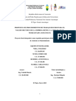 Proyecto I II III IV V Correcciones